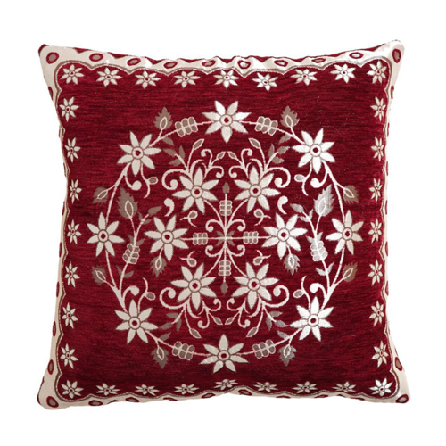 Mehroon Color Velvat Cushion Cover - Material: Velvets Fabric