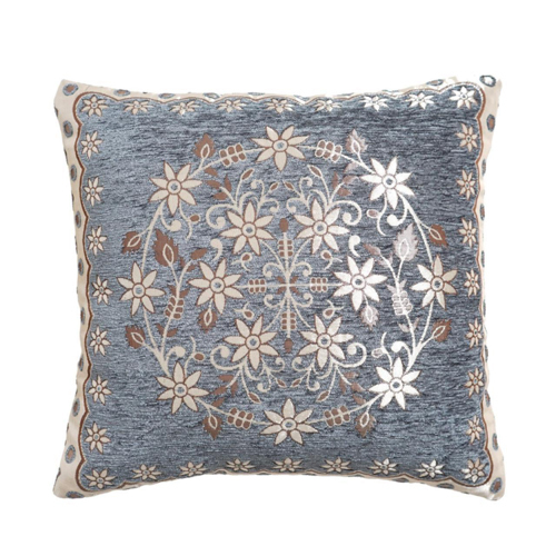 Grey Color Velvat Cushion Cover