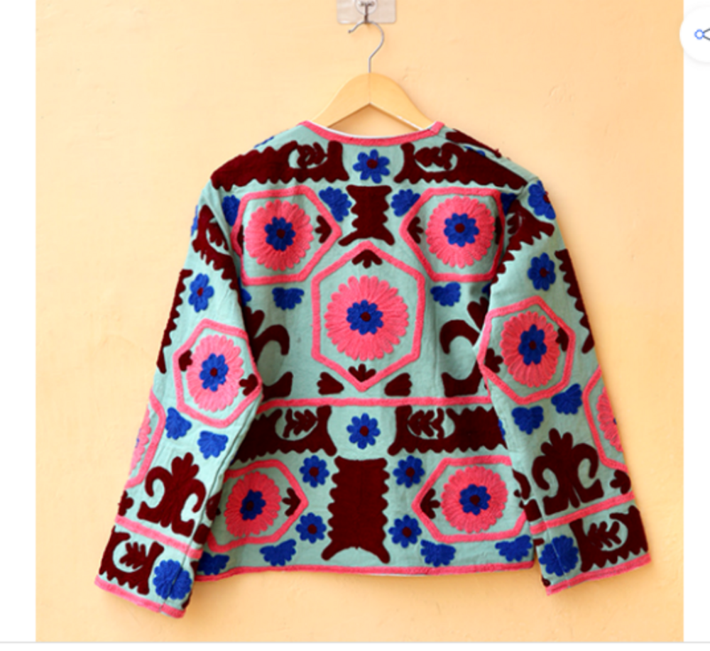 Ladies Unique Style Artisan Made Jacket - Bust Size: Requirement Based -- Select Unit --? Meter (M)