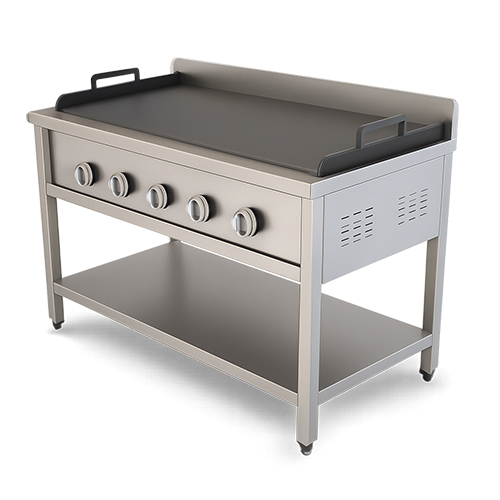 Silver Stainless Iron Cast Plate Burner