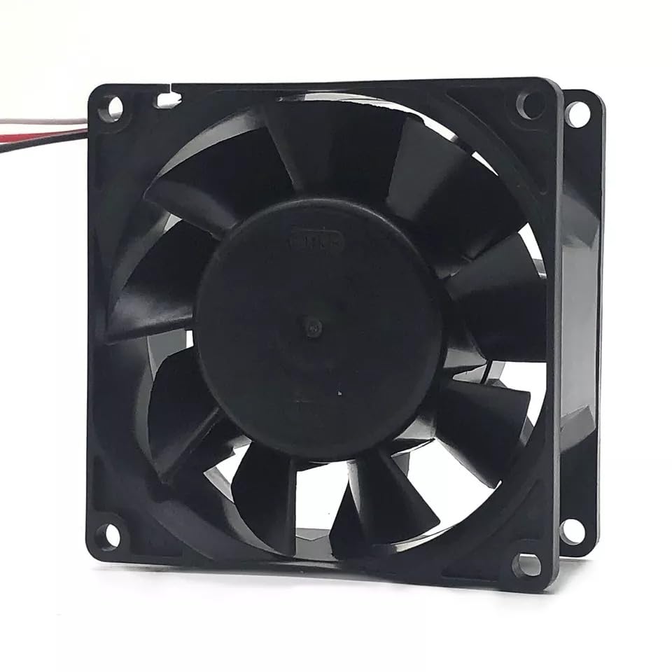 NMB 08038RE-24R-GT Axial Fan 24V-1.10A DC Brushless Air Cooling Fan 7500 RPM 80 * 80 * 38mm 3Wire