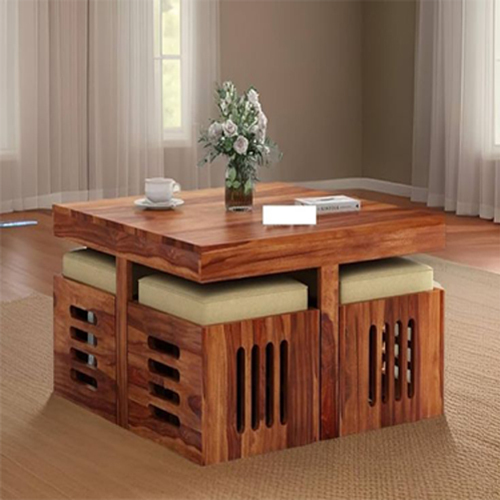 Hardwood Wooden Coffee Table - Color: Different Available