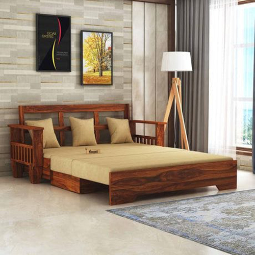 Wooden Sofa Cum Bed
