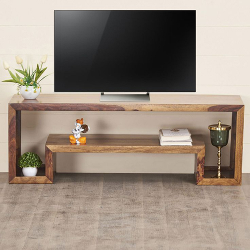 Hardwood Wooden Tv Cabinet - Color: Different Available