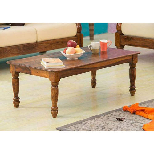 Solid Wooden Coffee Table - Color: Brown