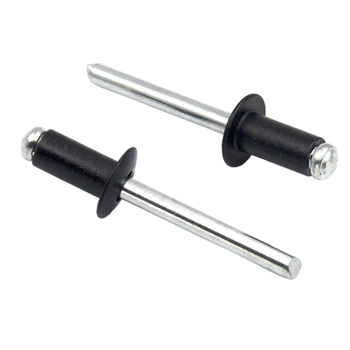 Aluminum Rivet - Carbon Steel, Various Sizes, Sleek Silver Color, Round Shape | Durable, Polished Finish For Industrial Use, Versatile Design