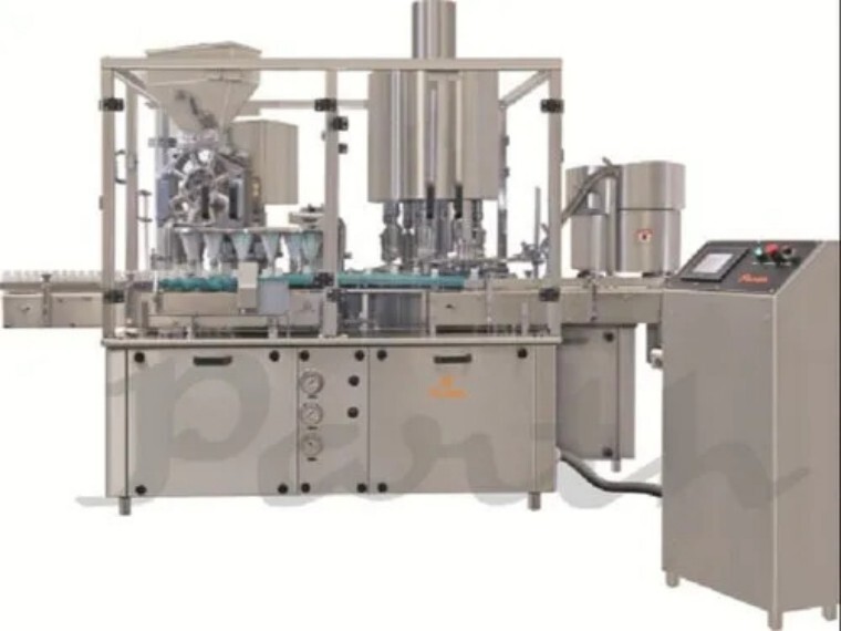 Automatic Rotary Vacuumatric Dry Syrup Filling Machine - Feature: High Efficiency