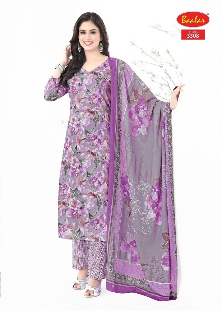 Baalar Zaara Vol-33  Dress Material