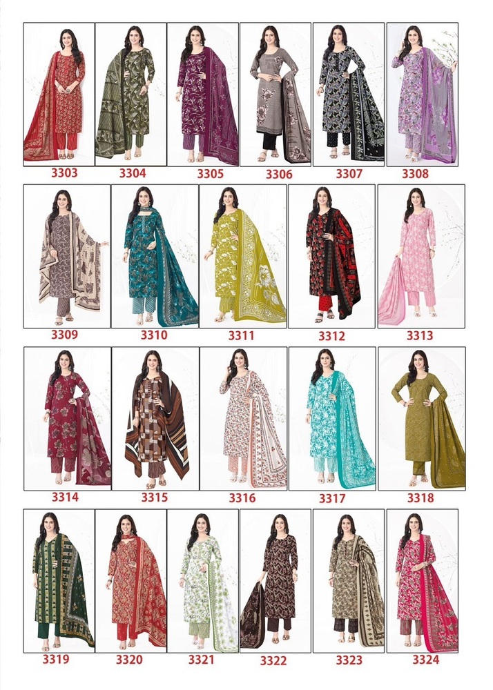Baalar Zaara Vol-33  Dress Material