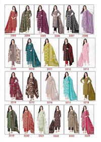 Baalar Zaara Vol-33  Dress Material