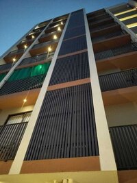 Horizontal aluminium louvers