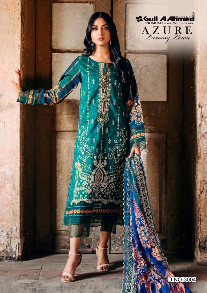 Gullahmed Azure vol-3  Karachi Dress Material