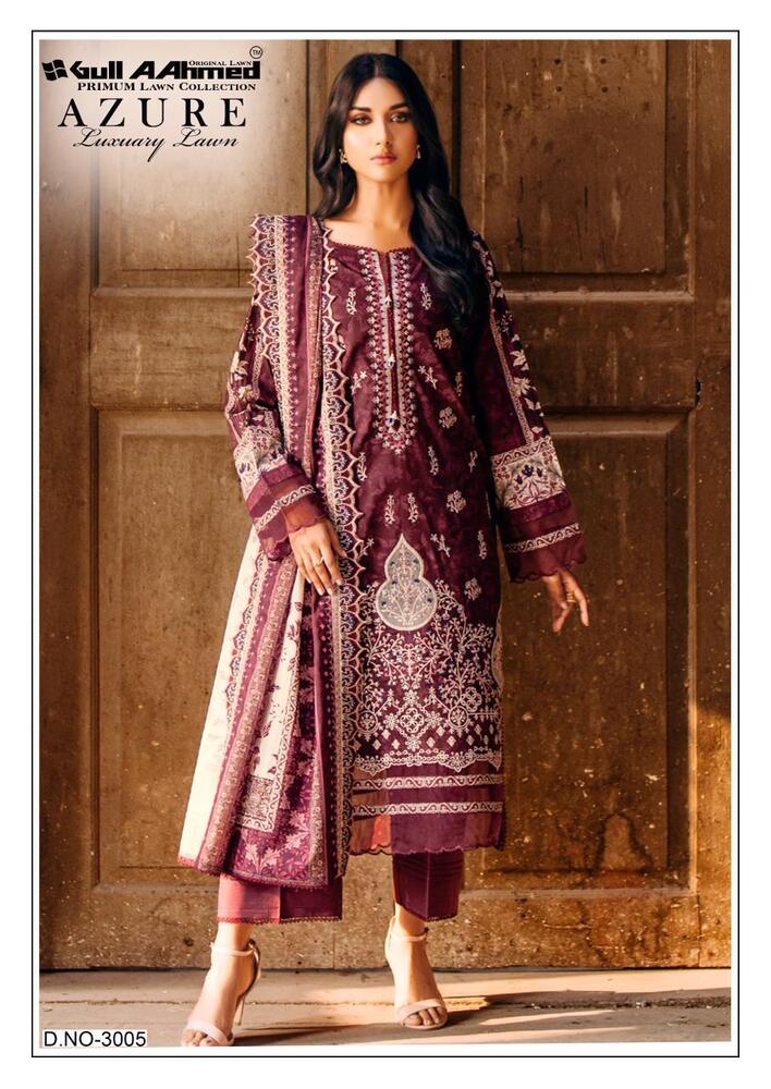 Gullahmed Azure vol-3  Karachi Dress Material