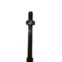 Center Bolt With Nut - Color: Black