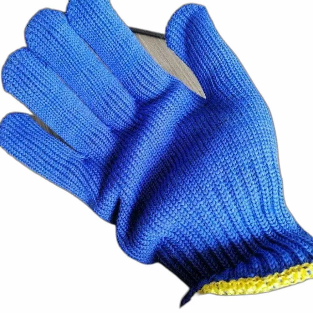 Nylon Knitted Gloves - Color: Requirement Based