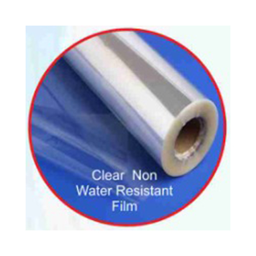 Clear Non Water Resistant Film