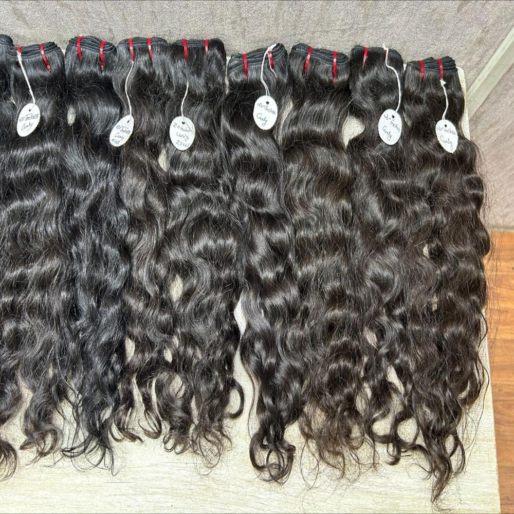 INDIAN TEMPLE CURLY HAIR 