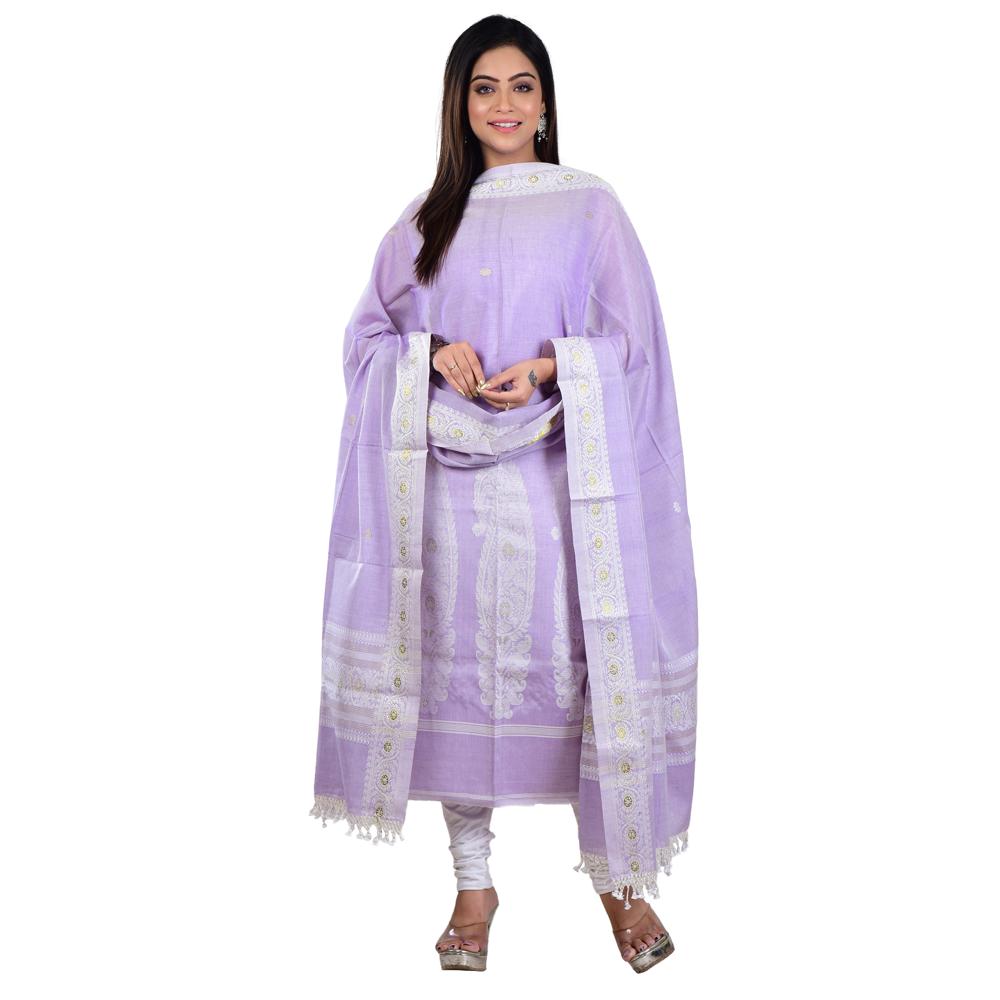Handloom Cotton 3 Piece Suit