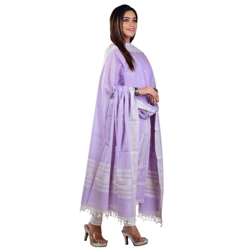 Handloom Cotton 3 Piece Suit