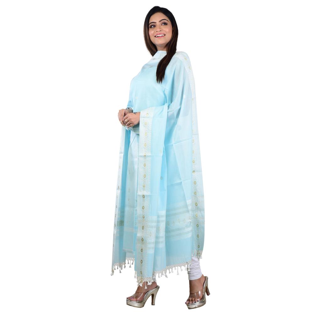 Handloom Cotton 3 Piece Suit