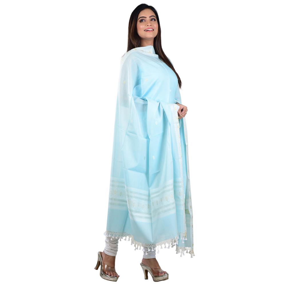 Handloom Cotton 3 Piece Suit