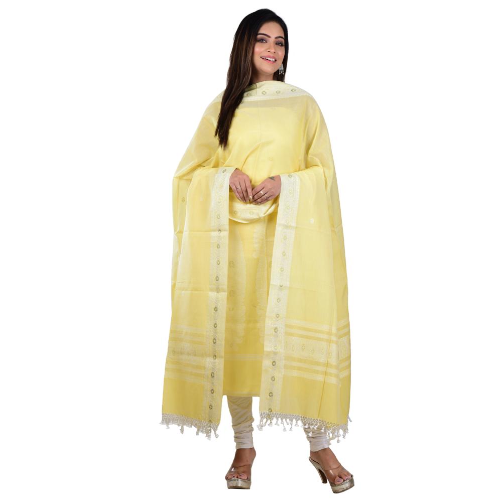 Handloom Cotton 3 Piece Suit