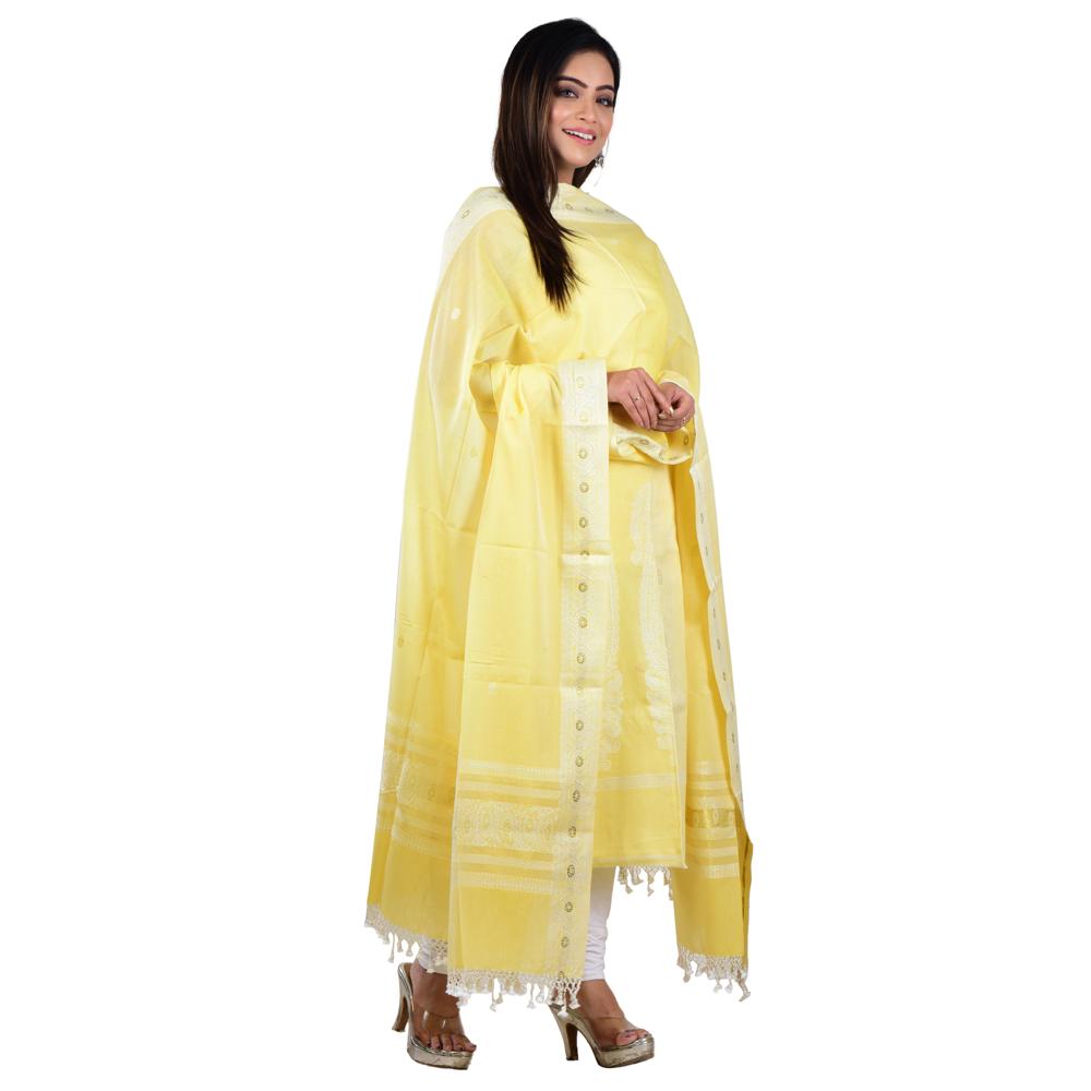 Handloom Cotton 3 Piece Suit
