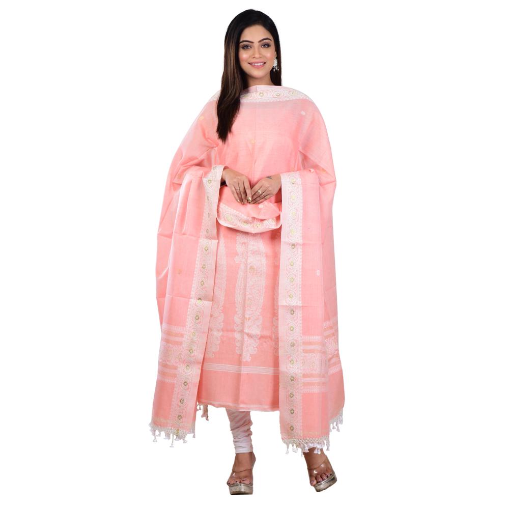 Handloom Cotton 3 Piece Suit