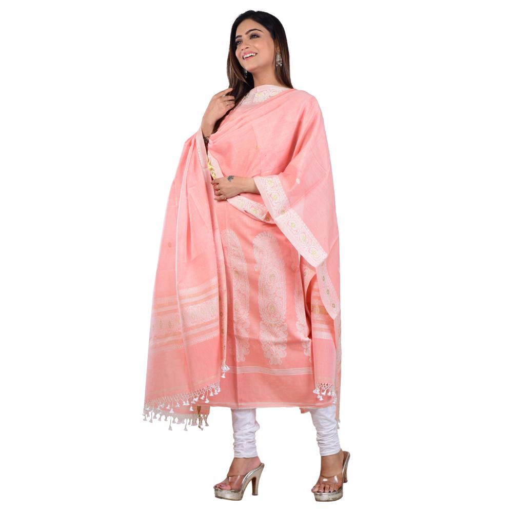 Handloom Cotton 3 Piece Suit