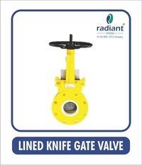 Pfa Lined  Knife Gate Valve - Color: As Per Requirements