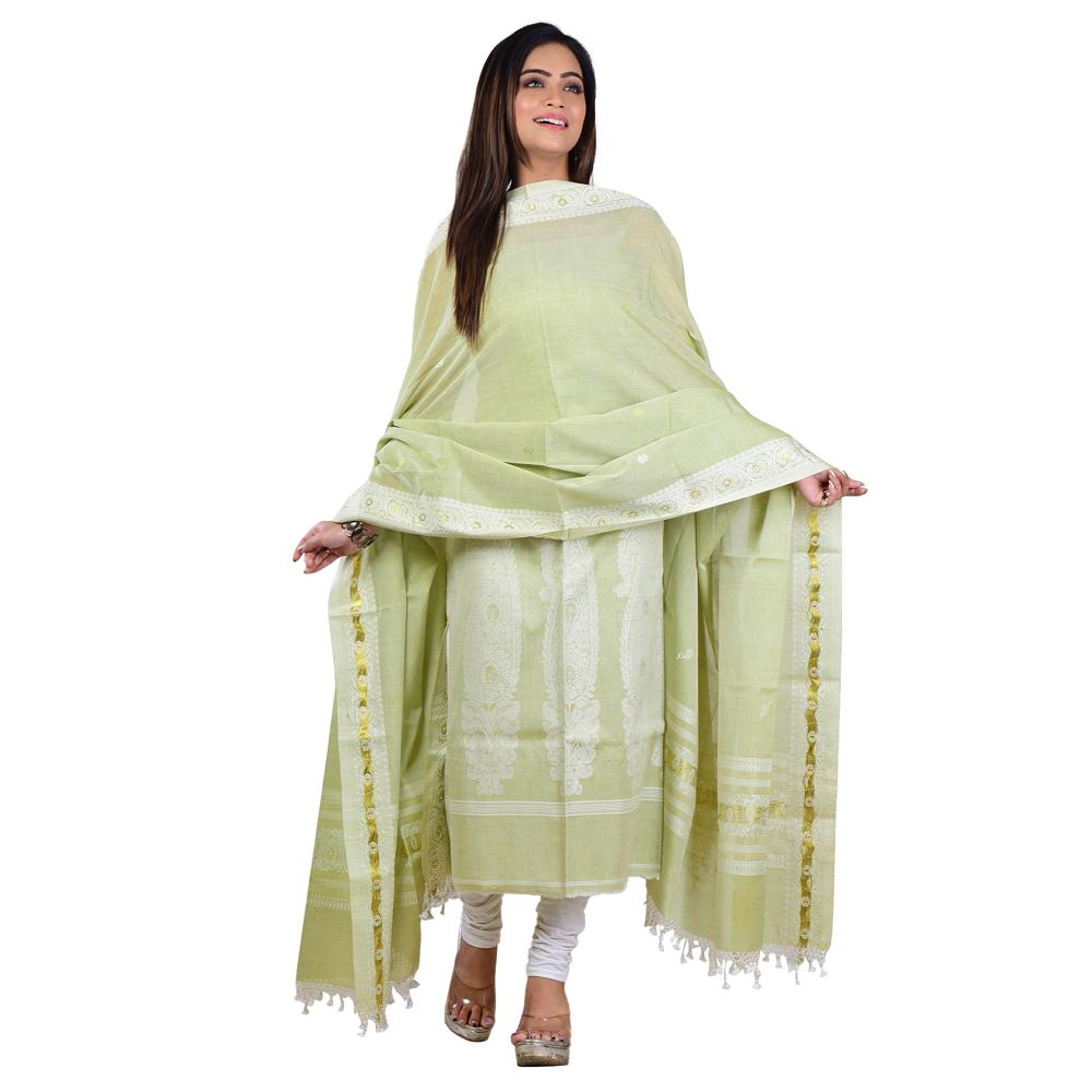 Handloom Cotton 3 Piece Suit