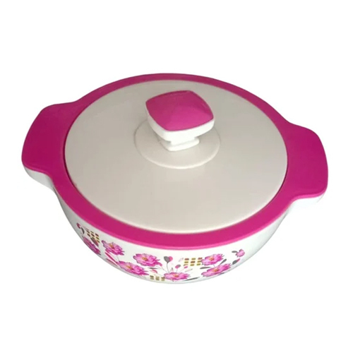 White Plastic Insulated Casserole