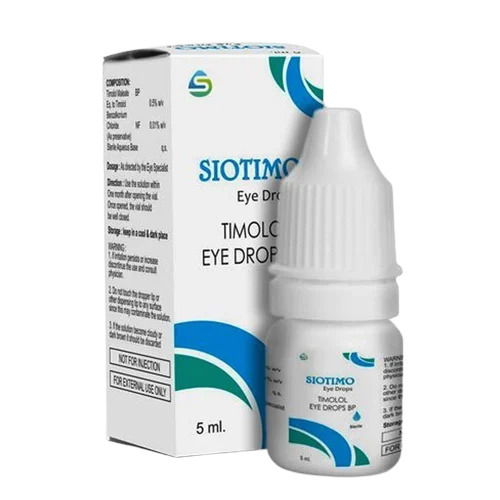 Siotimo Timolol Maleate Eye Drop - Age Group: Suitable For All Ages