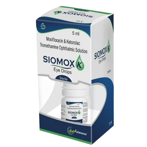Moxifloxacin Ketorolac Tromethamine Ophthalmic Solution - Age Group: Suitable For All Ages