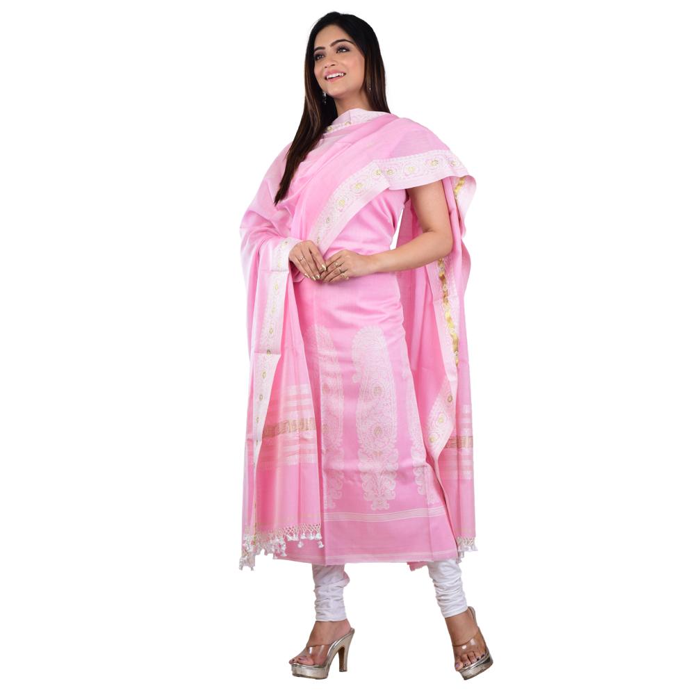 Handloom Cotton 3 Piece Suit