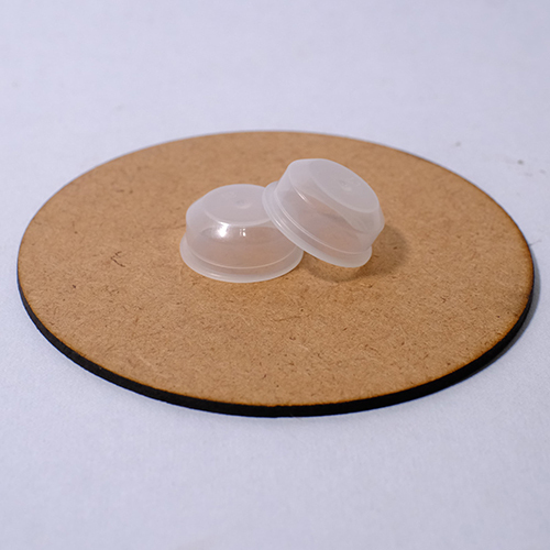 28 Mm Plastic Plug - Color: Transparent