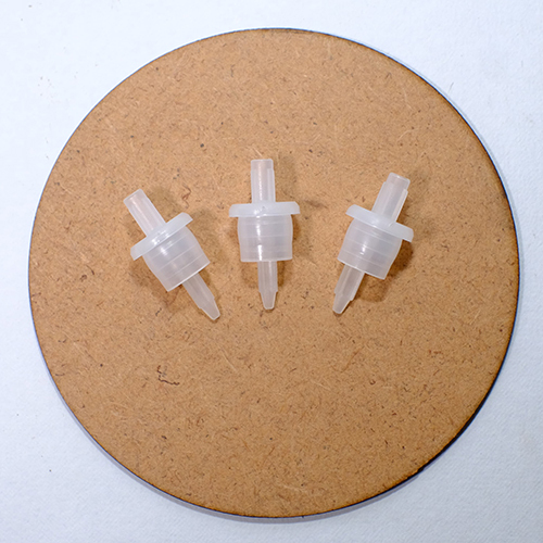 18 Mm Dropper Plug - Color: White