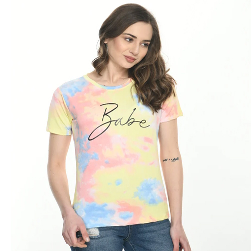 Women Multicolor T Shirt - Age Group: Adult
