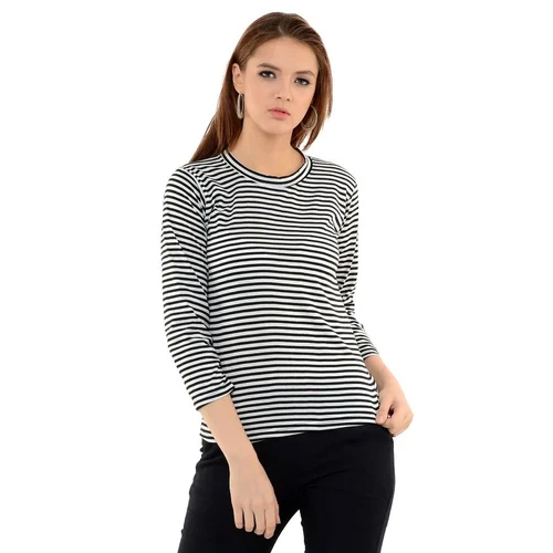 Cotton Lining Women T Shirt - Age Group: Adult
