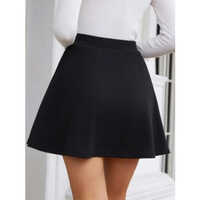 Women Wear Black Skirt