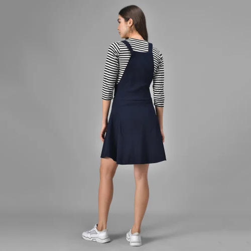 Women Dark Blue Dungaree
