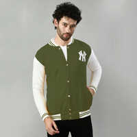 Men Cotton Jacket - Color: Green