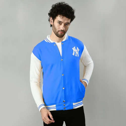 Men Cotton Jacket - Color: Green