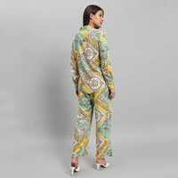 Shirt and Straight Pants Co-ord Set for Women