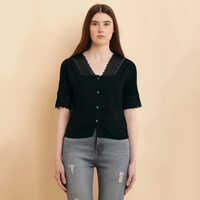 Black Ladies Lycra Tops - Design: Modern