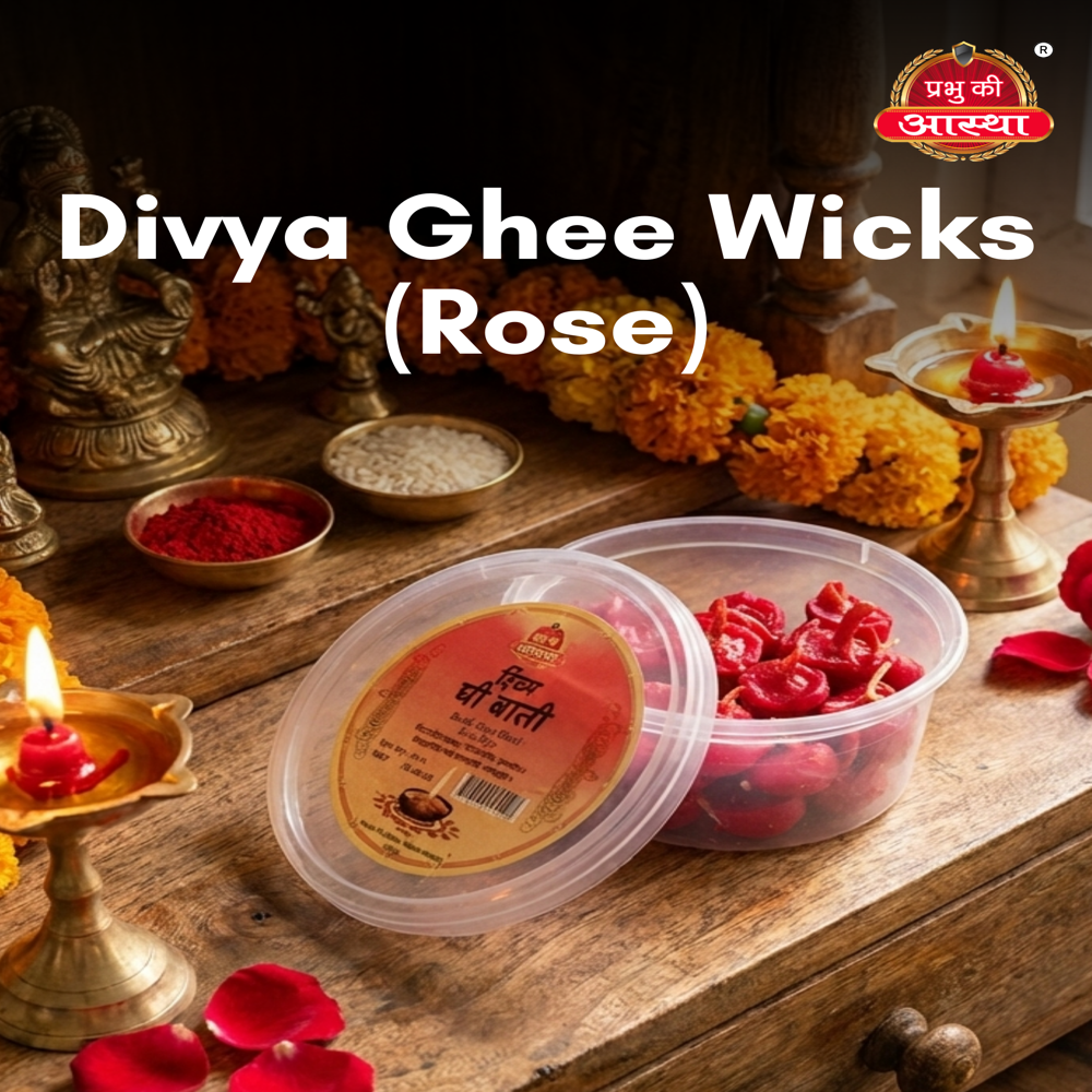 DIVYA GHEE BATTI- GULAB