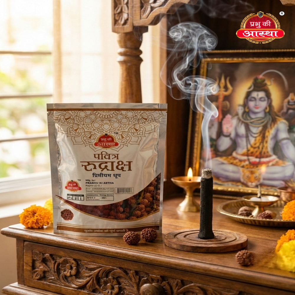 Rudrakash Dhoop Wet Sticks - Burning Time: 20-30 Minutes
