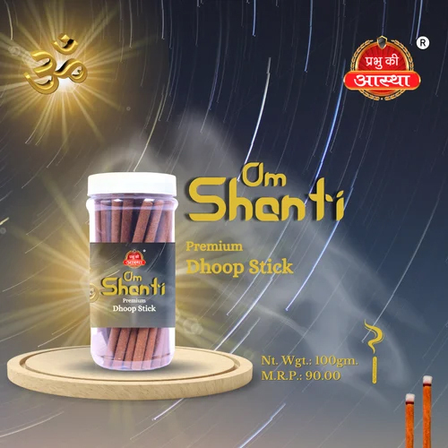 OM SHANTI DHOOP STICKS 100 GM