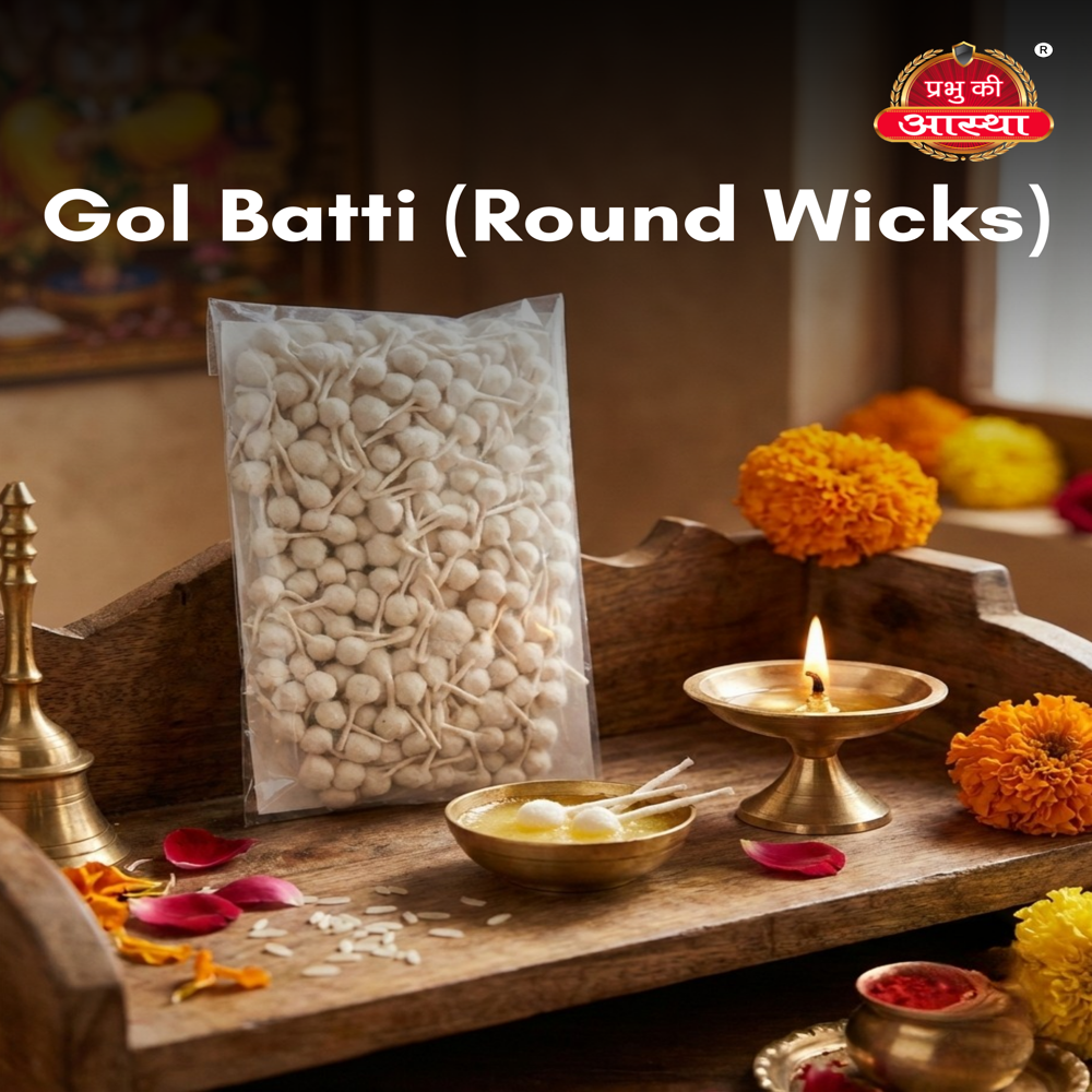 Gol Batti Or Cotton Wicks - Color: White