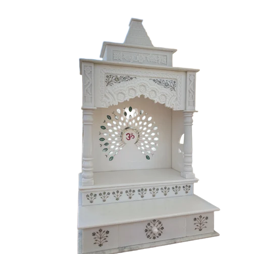 Stylish Home Mandir - Color: Black